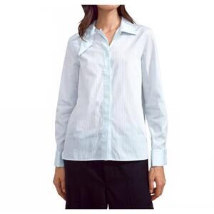 NEW WE-AR4 smart shirt in pale blue stripe